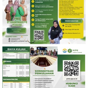 Pembukaan Penerimaan Mahasiswa Baru Magister Pedagogi UPP Tahun Akademik 2025/2026